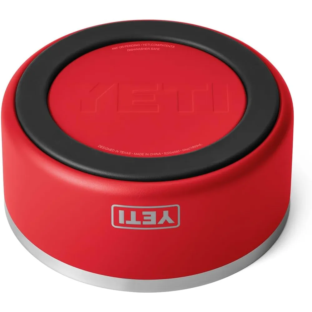 YETI Boomer 8 Tazón De Acero Inoxidable Para Perro de 64 oz | Rojo Vivo