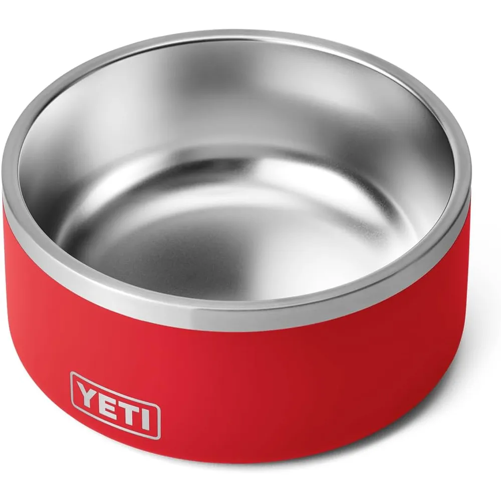 YETI Boomer 8 Tazón De Acero Inoxidable Para Perro de 64 oz | Rojo Vivo