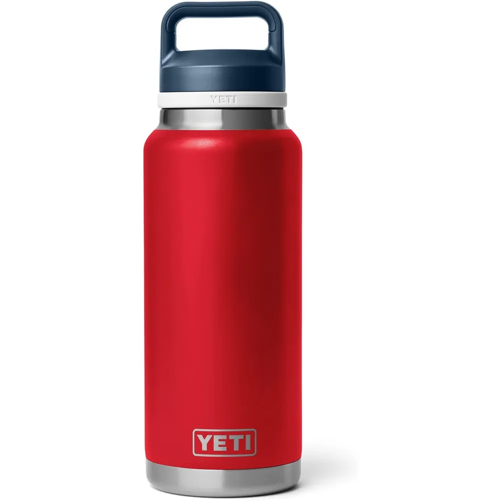 YETI Botella Rambler con Tapa para Sorbos de 36 oz | Rojo Fuerte