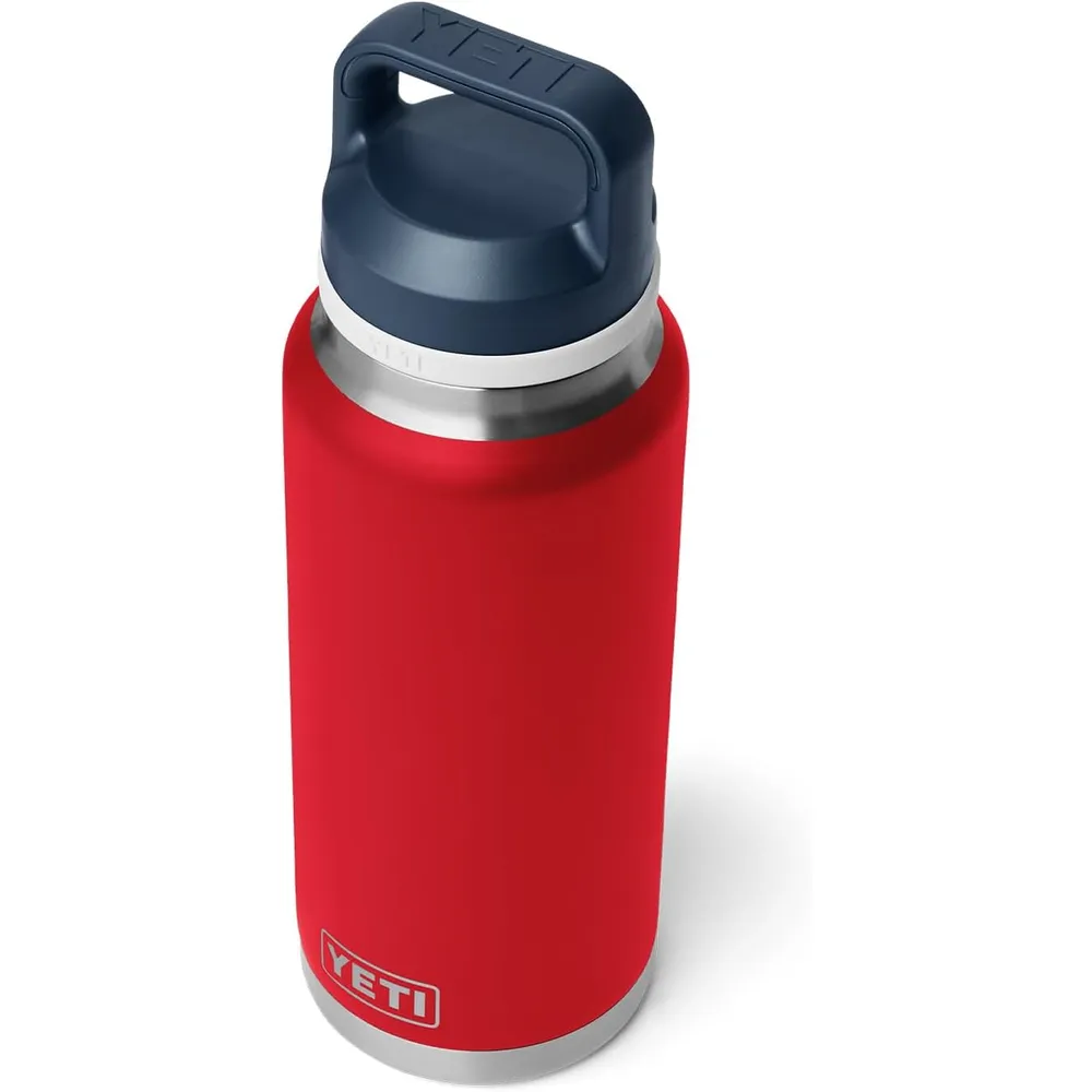 YETI Botella Rambler con Tapa para Sorbos de 36 oz | Rojo Fuerte