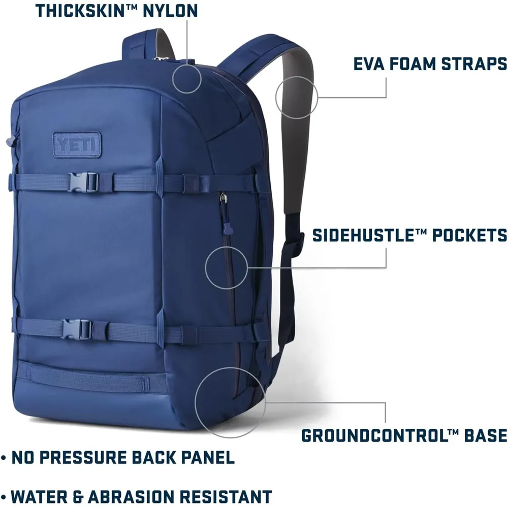 YETI Crossroads Mochila de Viaje de 35L | Rojo