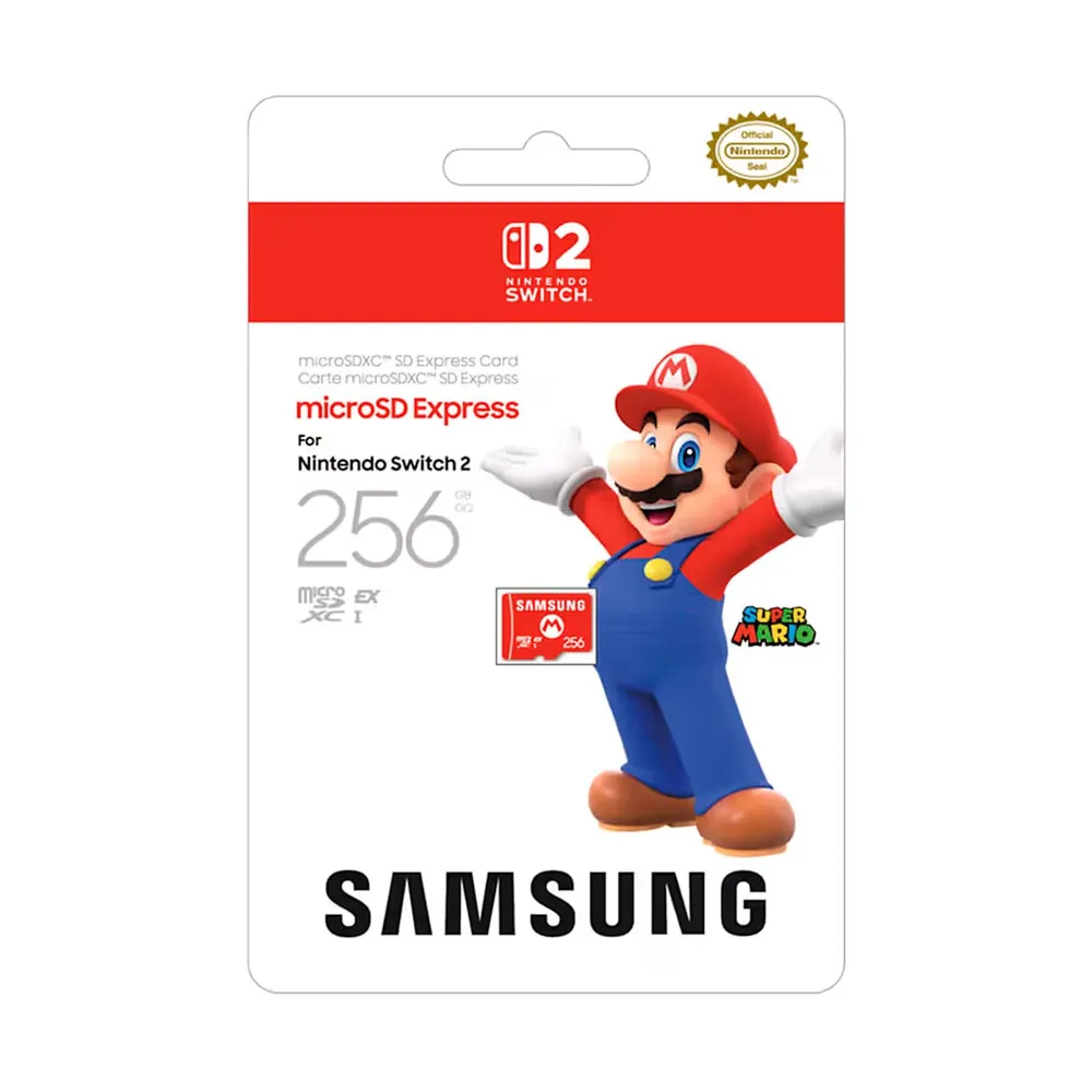 Samsung Tarjeta microSD Express Para Nintendo Switch 2 | 256 GB