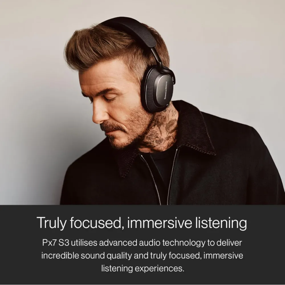 Bowers & Wilkins PX7 S3 Audífonos Bluetooth | Blanco Lienzo