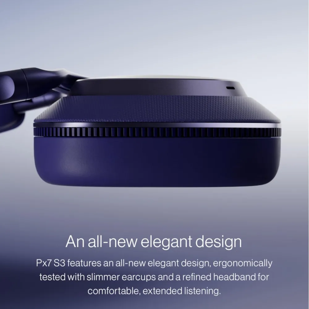 Bowers & Wilkins PX7 S3 Audífonos Bluetooth | Negro Antracita