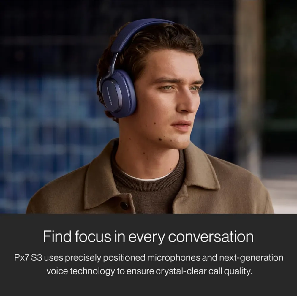 Bowers & Wilkins PX7 S3 Audífonos Bluetooth | Azul Índigo