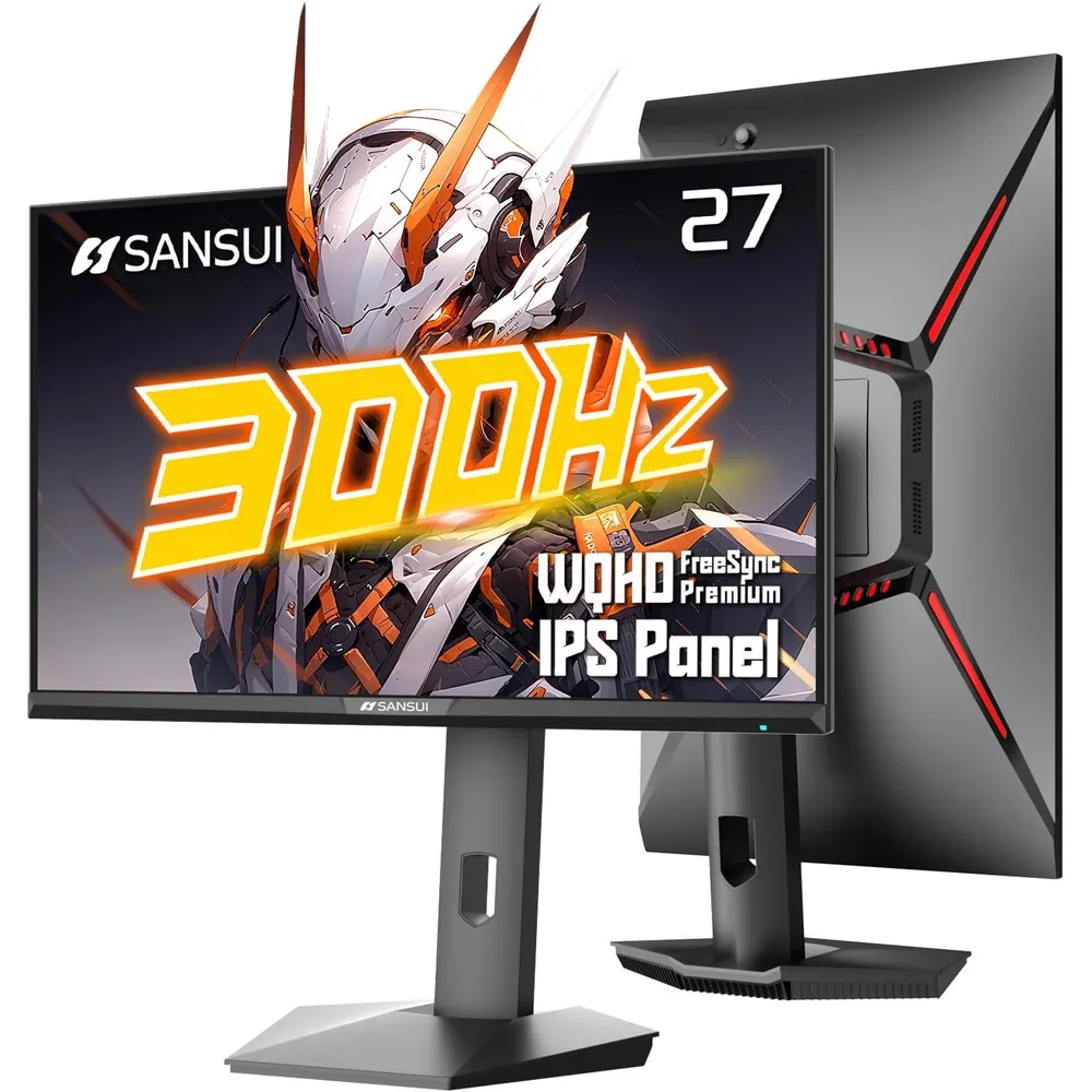 Sansui 27" WQHD 300 Hz 1 ms IPS FreeSync HDR 10 bits VESA