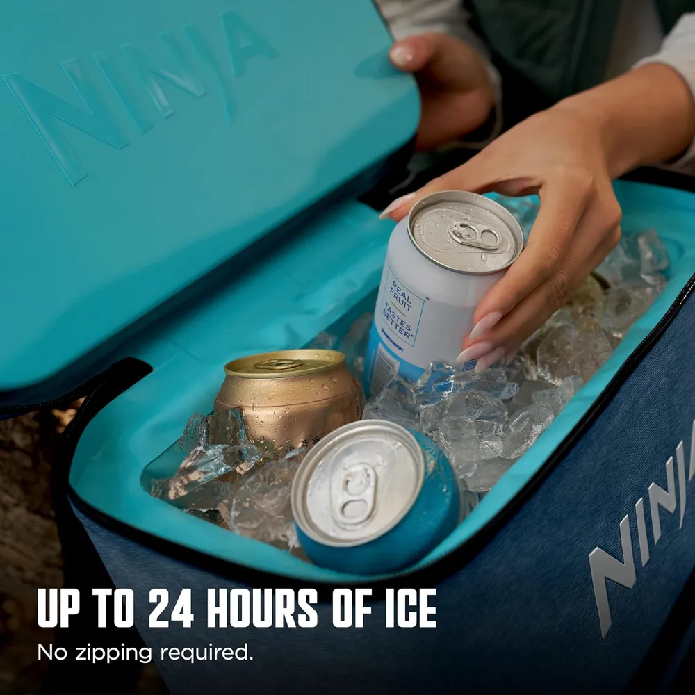 Ninja mochila térmica Frostvault Go Can, 36 qt / 34,1 L | Azul