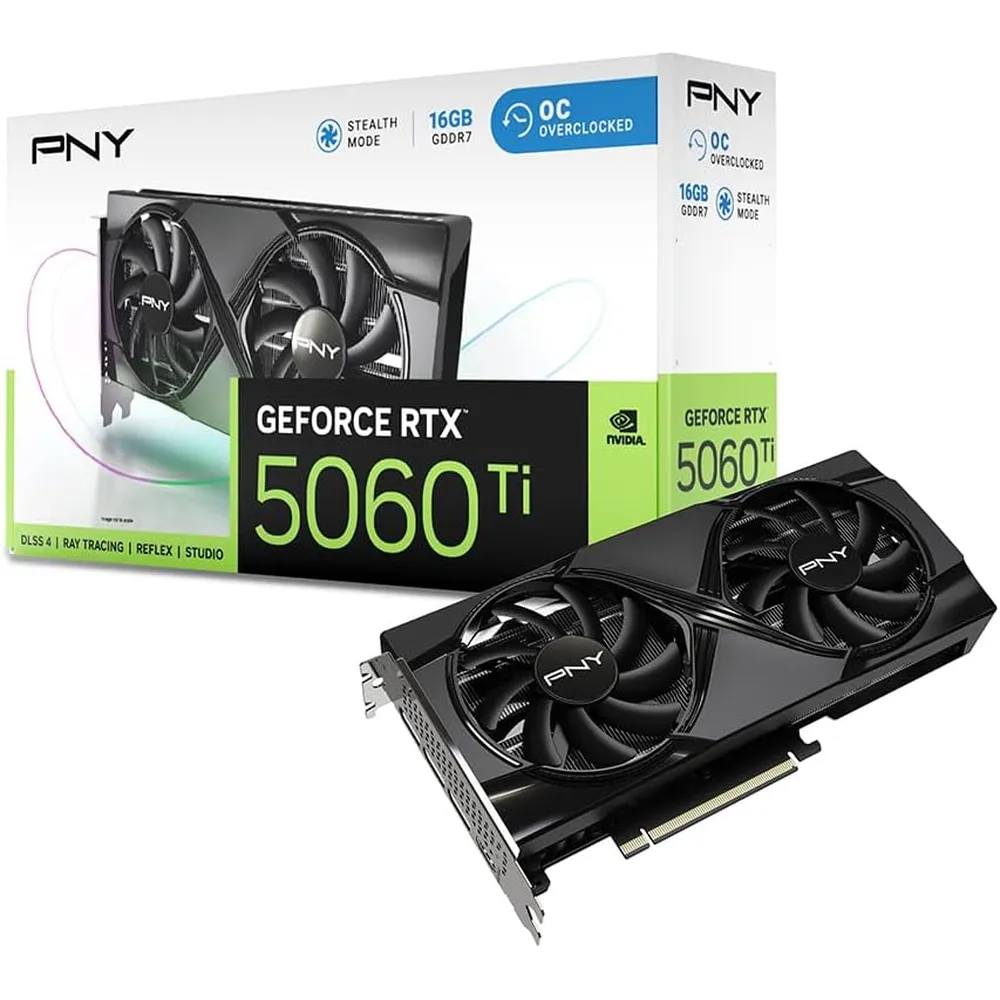 PNY RTX 5060 Ti 16GB GDDR7 Dual Fan