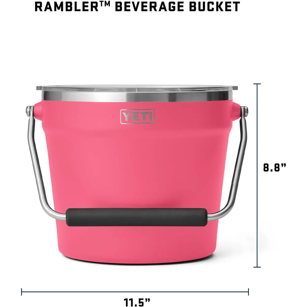 YETI Juego de vino con 2 vasos de vino y 1 cubo para bebidas