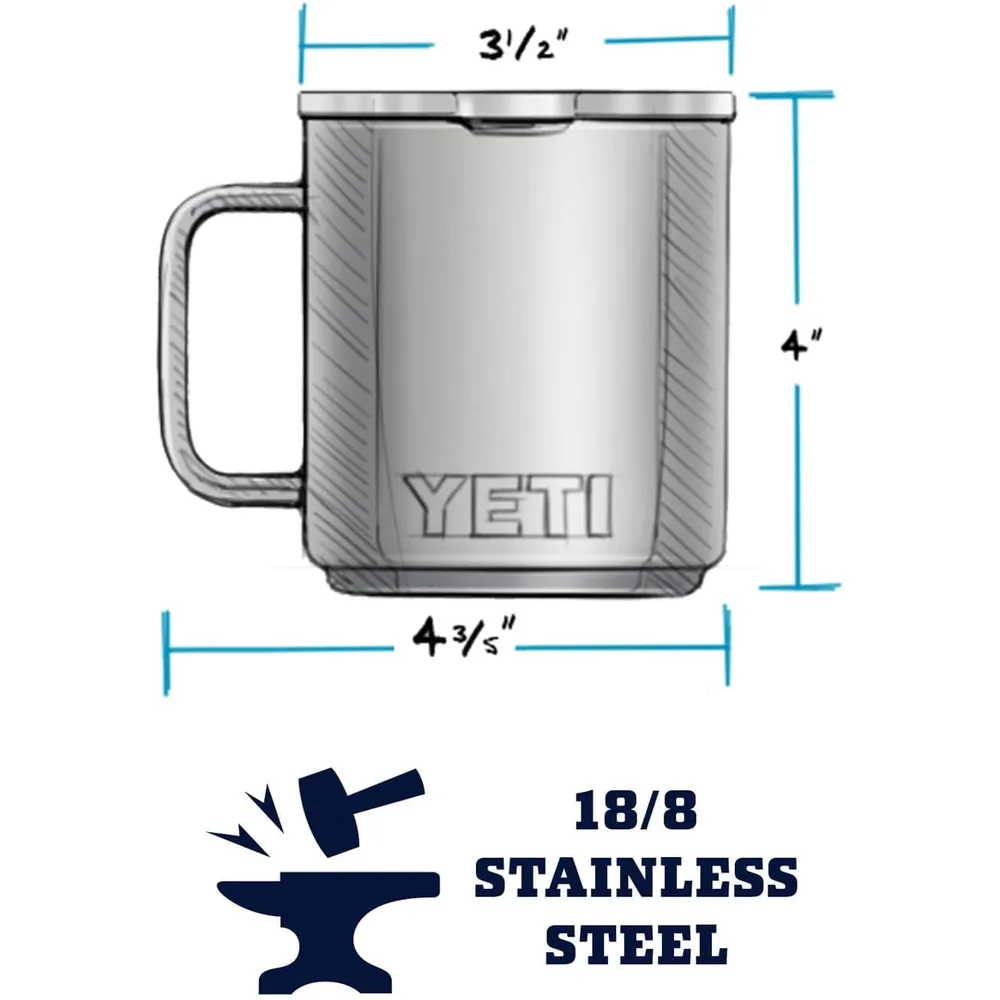 YETI Rambler Set de Prensa Francesa de 64 oz y Tazas de 10oz | Rosado