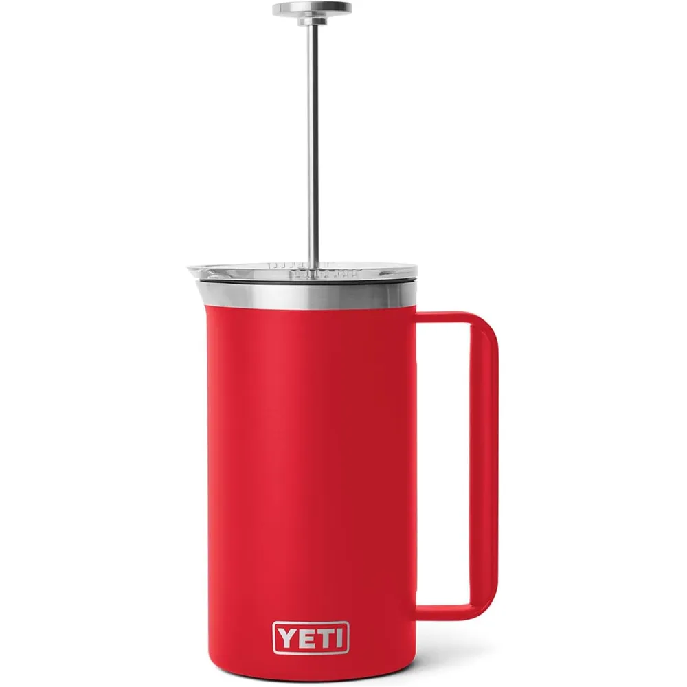 YETI Rambler Prensa francesa con Tapa Magslider de 34 oz | Rojo