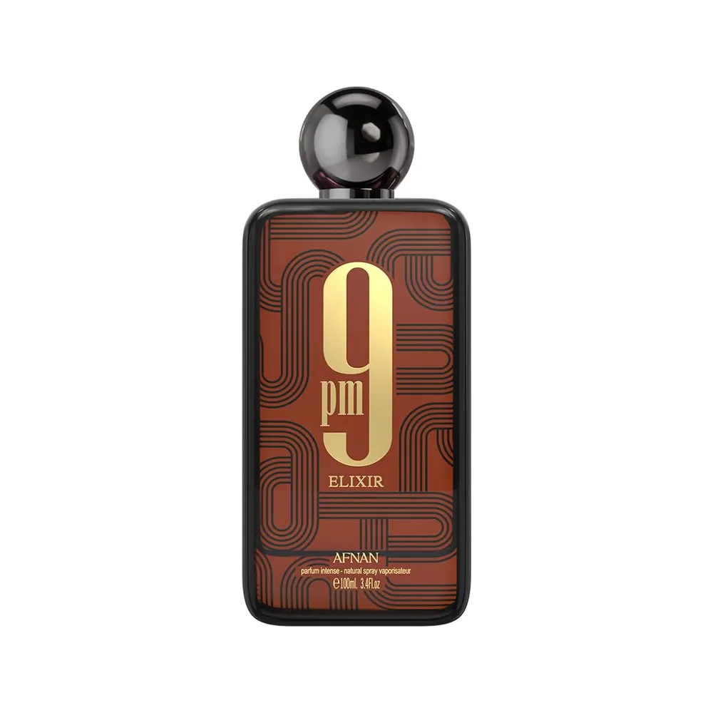 PERFUME AFNAN 9 PM ELIXIR EXTRACT DE PARFUM UNISEX 3.4 OZ / 100 ML