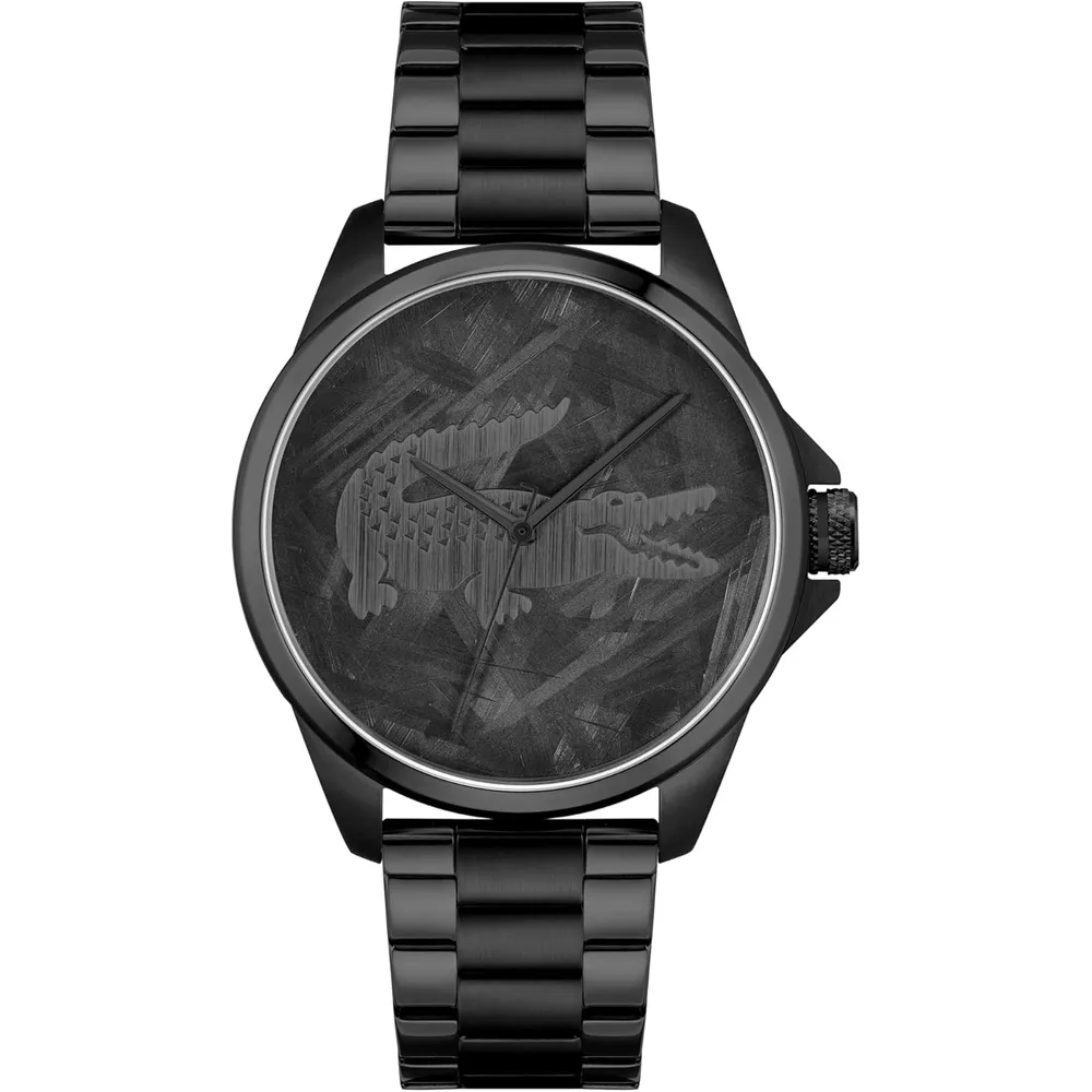 RELOJ LACOSTE LE CROC CUARZO 43 MM HOMBRE | NEGRO