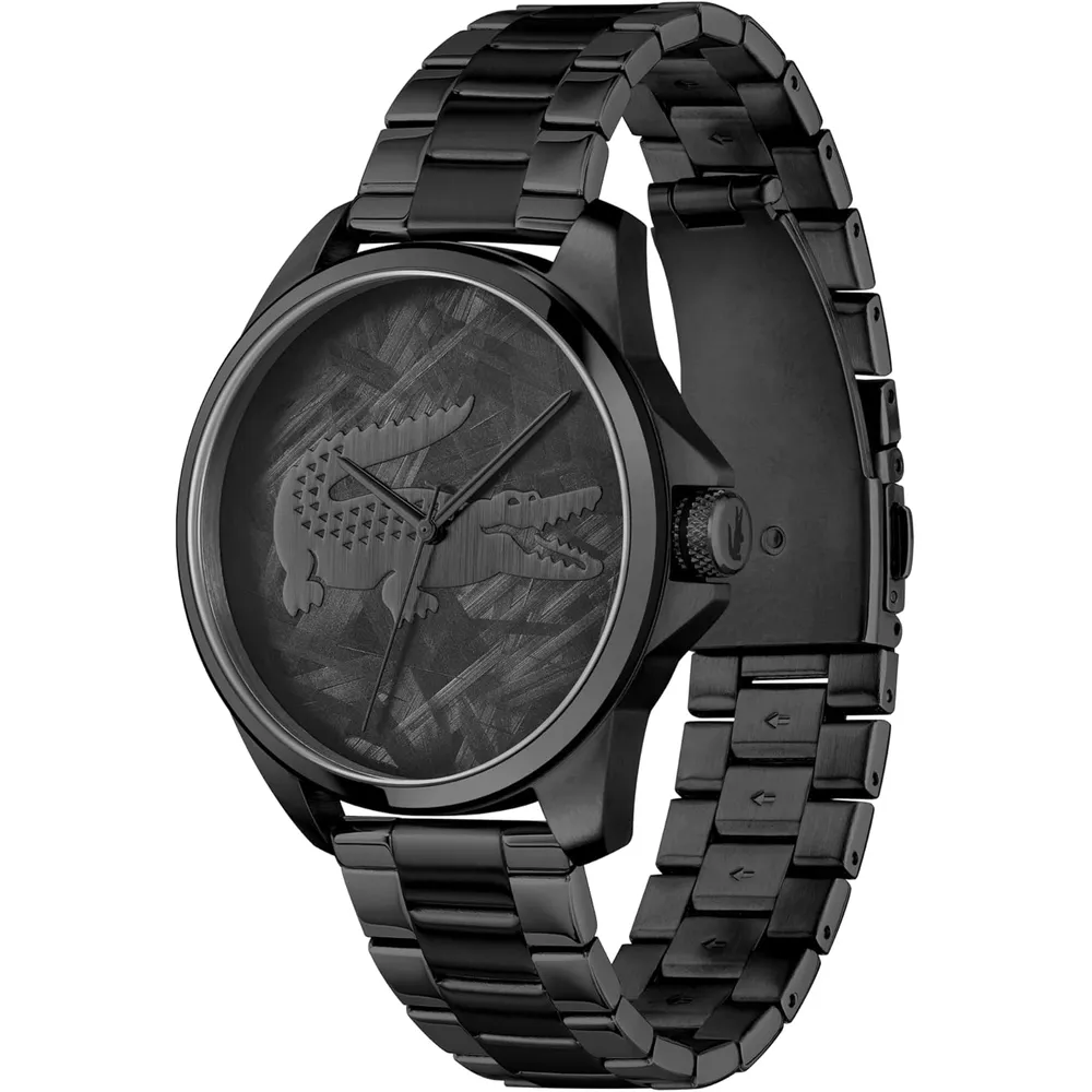 RELOJ LACOSTE LE CROC CUARZO 43 MM HOMBRE | NEGRO