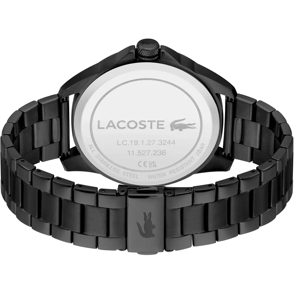 RELOJ LACOSTE LE CROC CUARZO 43 MM HOMBRE | NEGRO