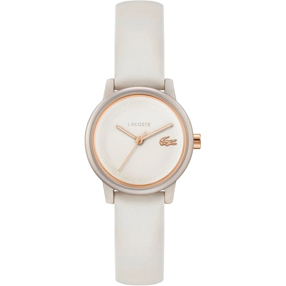 RELOJ LACOSTE 12.12 SWIFT CORREA DE PIEL MUJER - WHITE