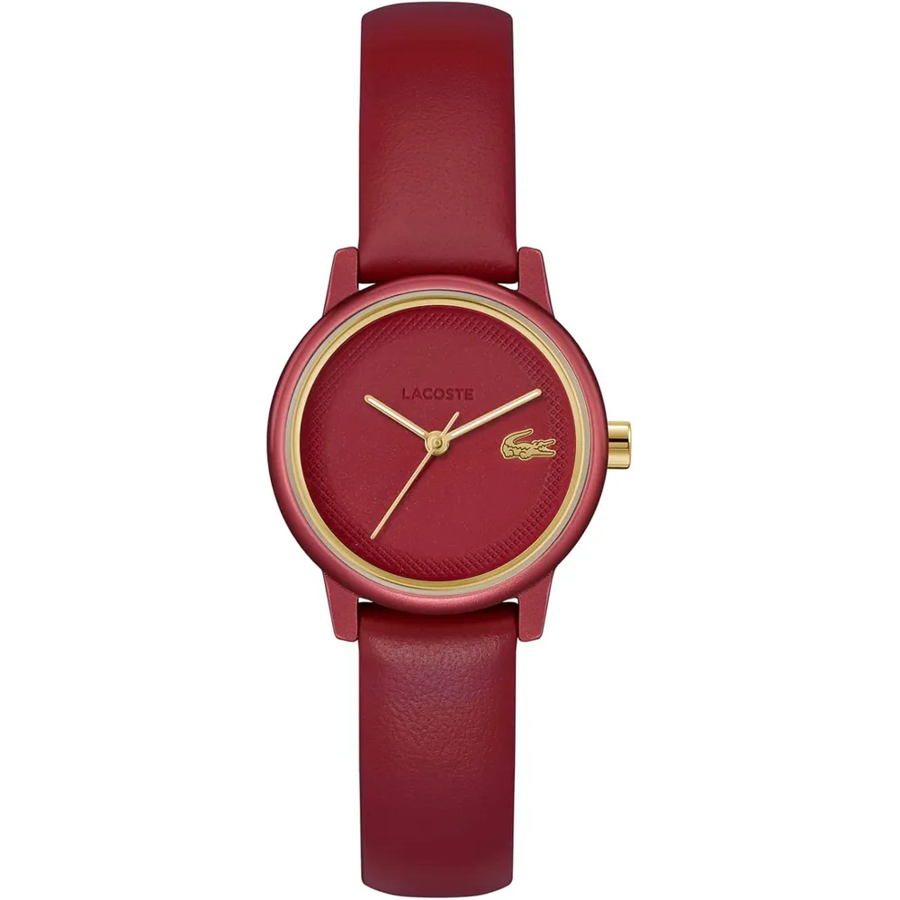 RELOJ LACOSTE 12.12 SWIFT CORREA DE PIEL MUJER - RED