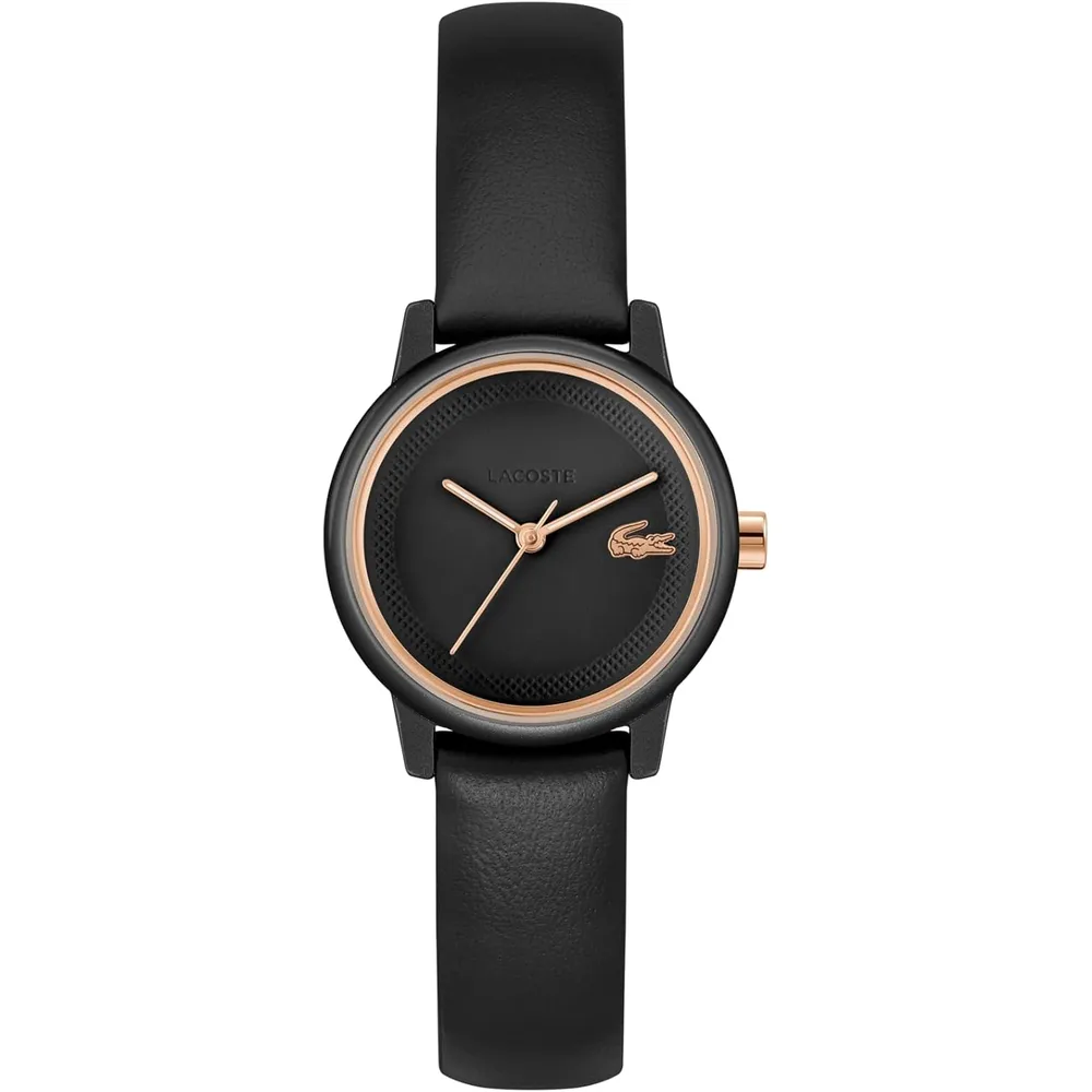 RELOJ LACOSTE 12.12 SWIFT CORREA DE PIEL MUJER - Black