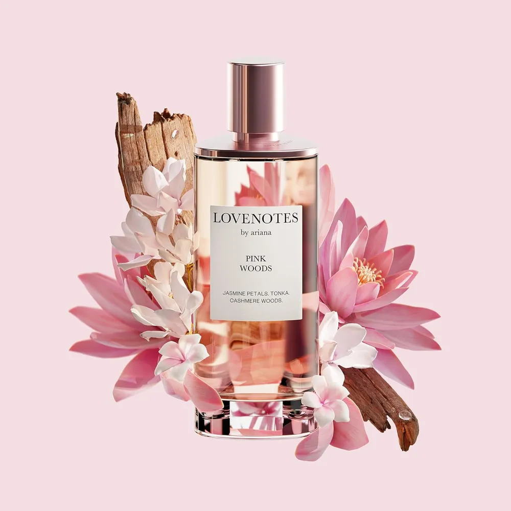 PERFUME ARIANA GRANDE LOVE NOTES PINK WOODS EDP 4.2 OZ / 124 ML