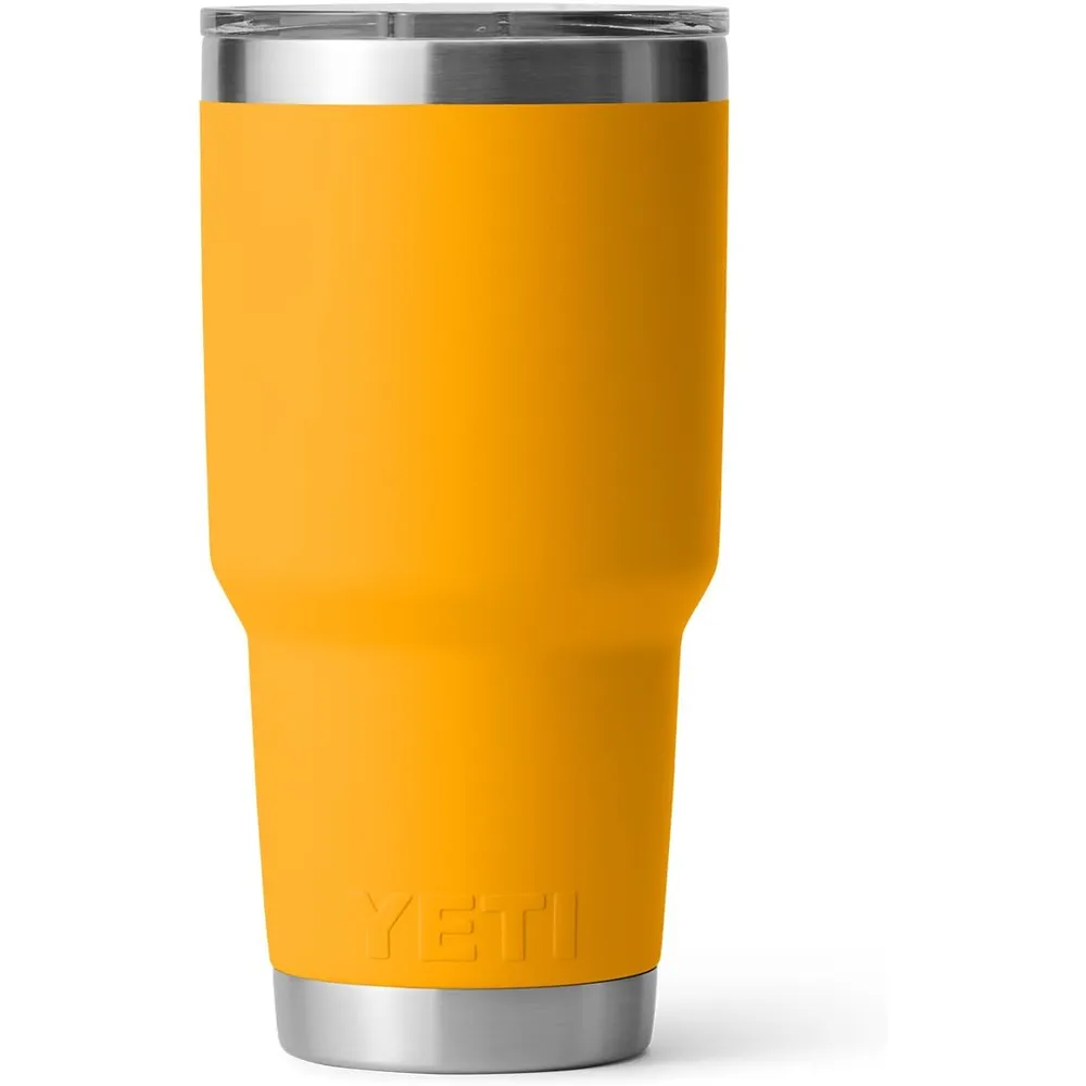 YETI Rambler Vaso de 30 oz de acero inoxidable y tapa MagSlider color anaranjado