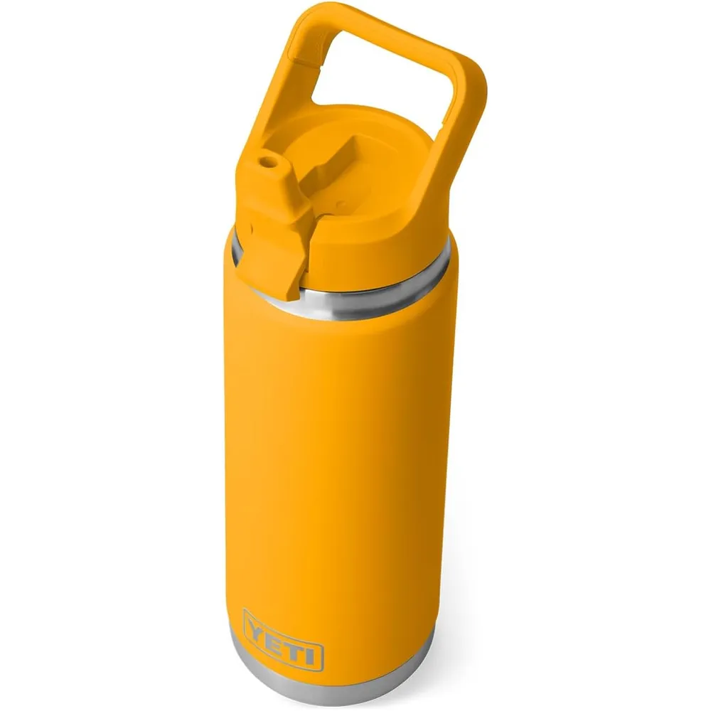 YETI Botella Rambler con Tapa de Cañita de 26 oz | Amarillo