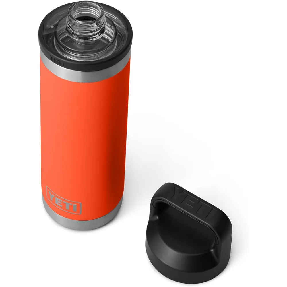 YETI Botella Rambler con Tapa de Chupón de 18 oz | Naranja Fuerte