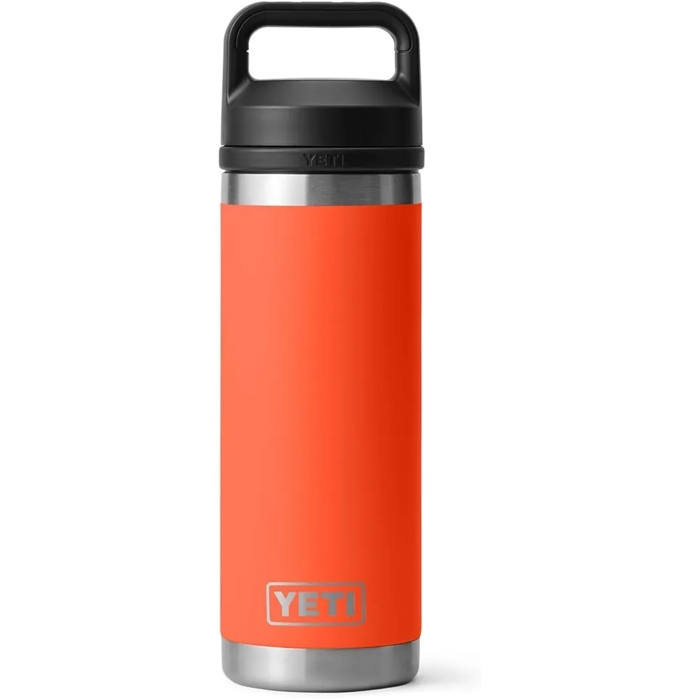YETI Botella Rambler con Tapa de Chupón de 18 oz | Naranja Fuerte