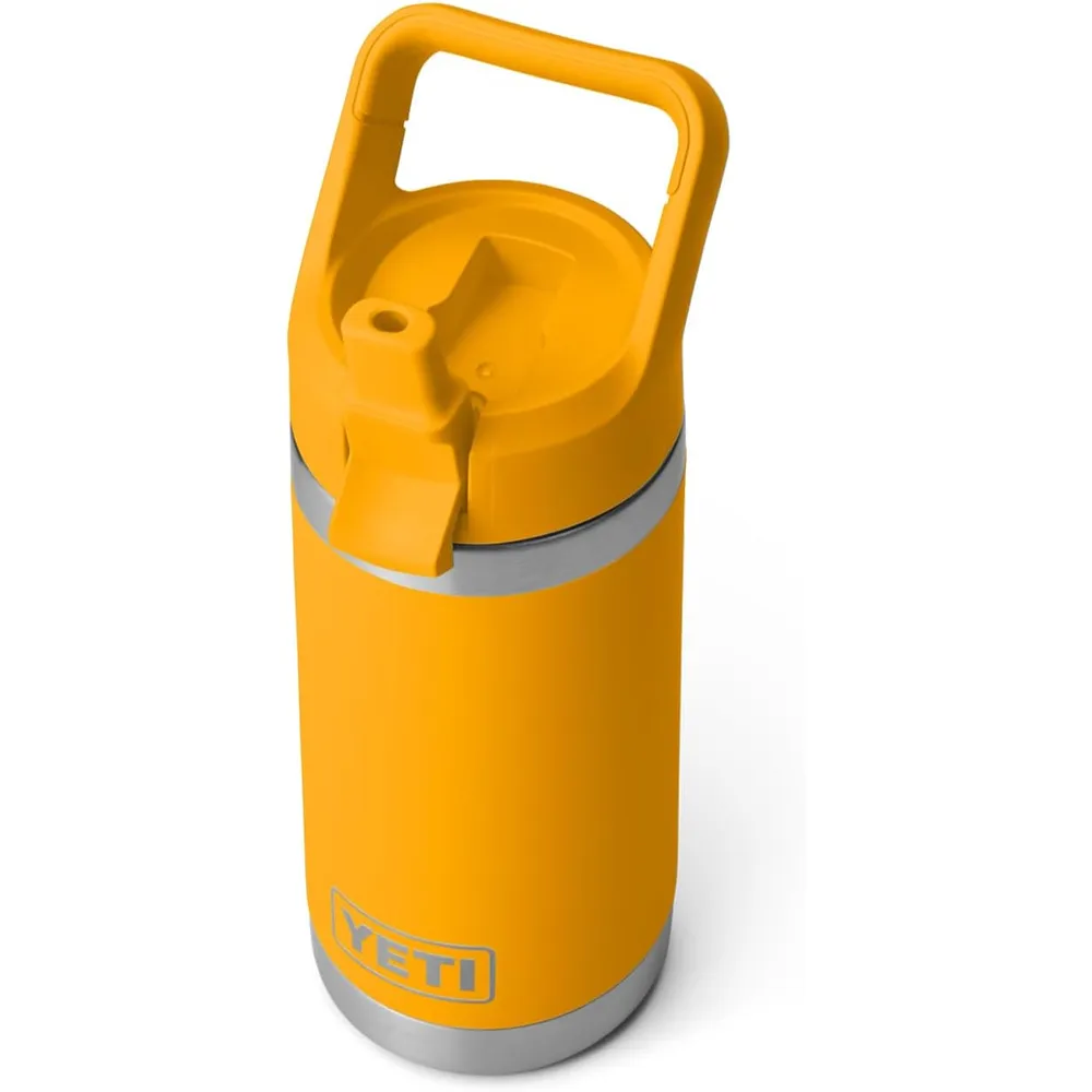 YETI Botella Rambler Jr. para Niños con Cañita de 12 oz | Naranja Claro