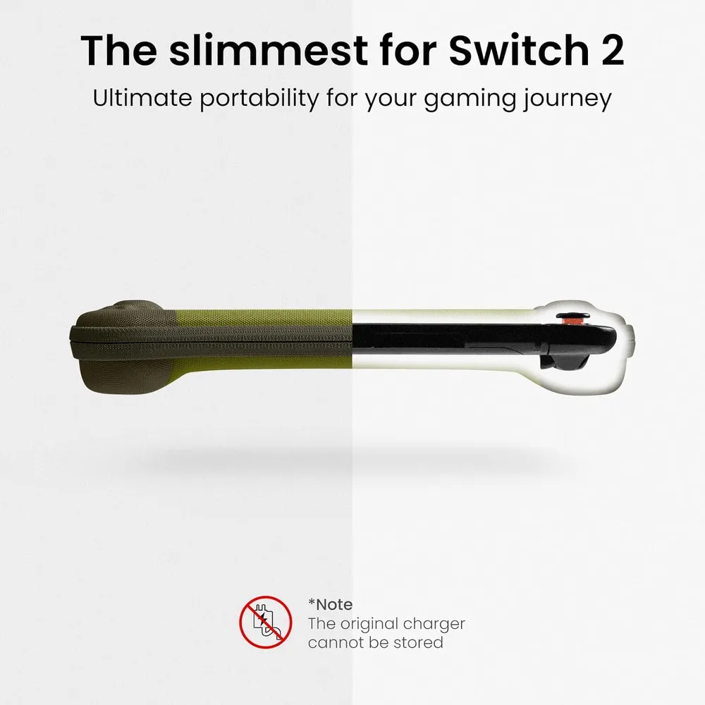 Estuche Slim para Nintendo Switch 2 | Verde Militar
