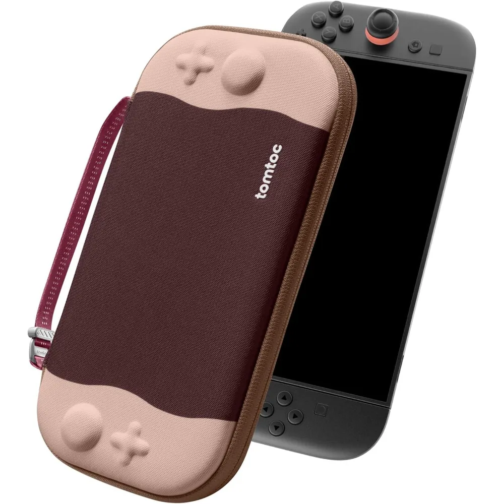 Estuche Slim para Nintendo Switch 2 | Palo Rosa y Guinda