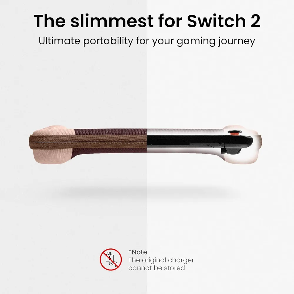 Estuche Slim para Nintendo Switch 2 | Palo Rosa y Guinda