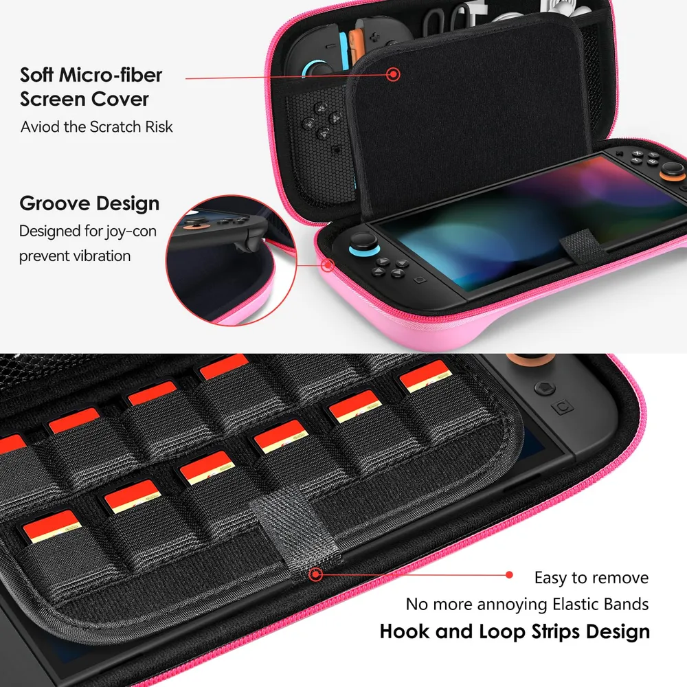 Estuche de Viaje para Nintendo Switch 2 | Rosa