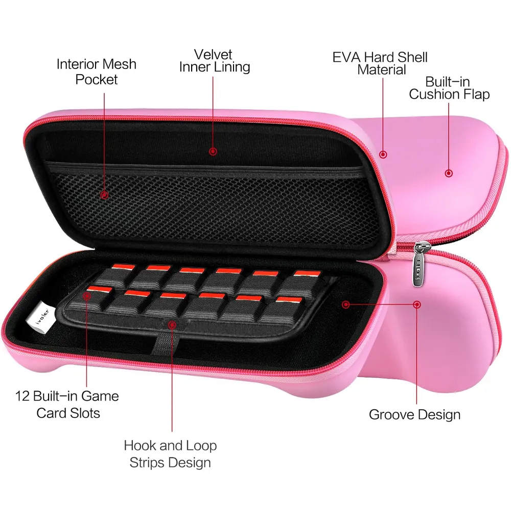 Estuche de Viaje para Nintendo Switch 2 | Rosa