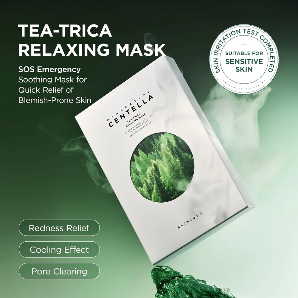 b0f626ng6v_1_webp.webp MASCARILLAS FACIALES TEA-TRICA CALMANTES ANTI IMPERFECCIONES SKIN1004 | 5 X 0.81 OZ / 24 ML