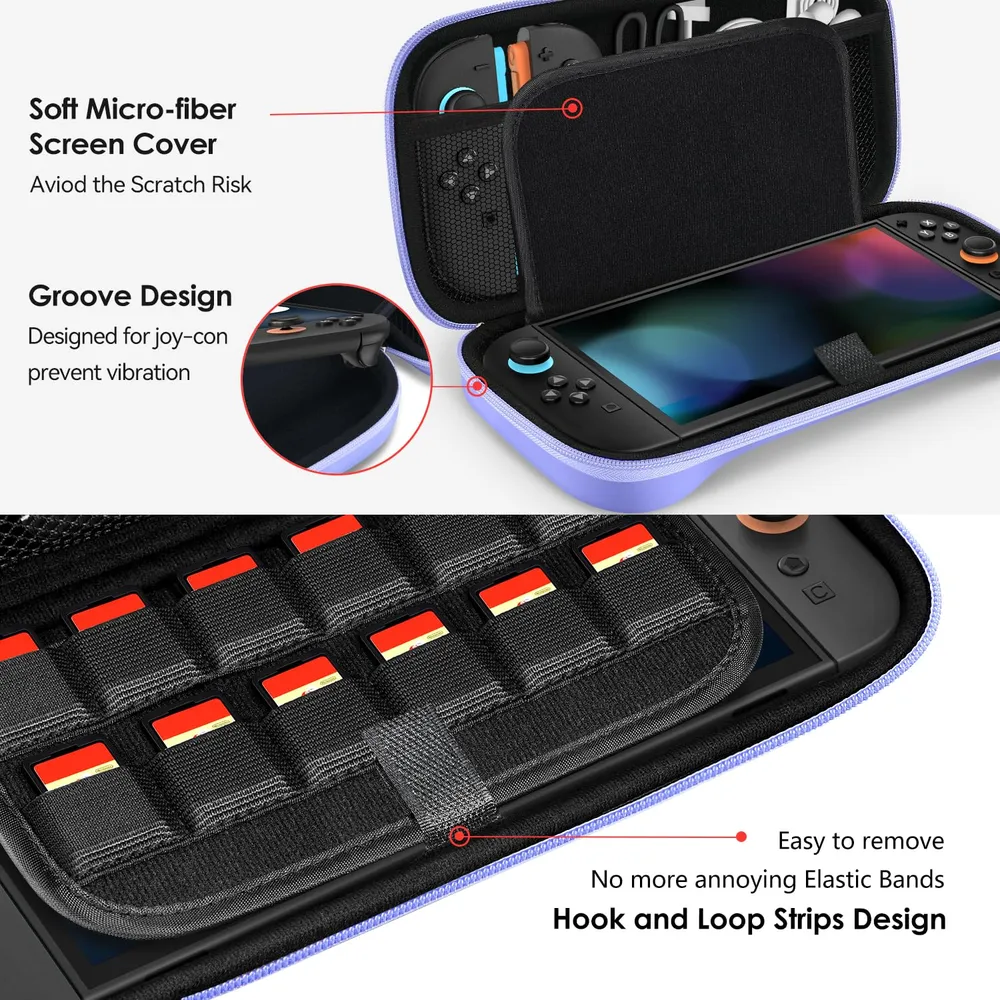 Estuche de Viaje para Nintendo Switch 2 | Lila