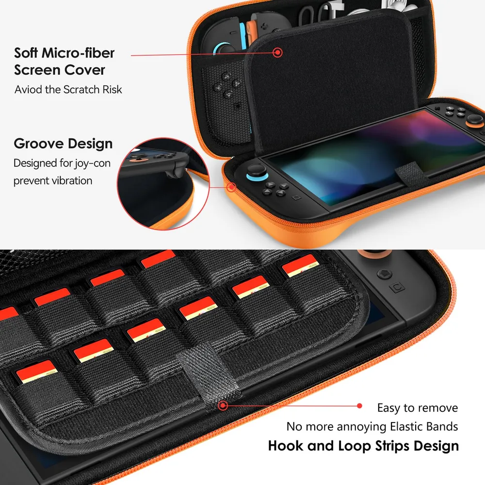 Estuche de Viaje para Nintendo Switch 2 | Naranja
