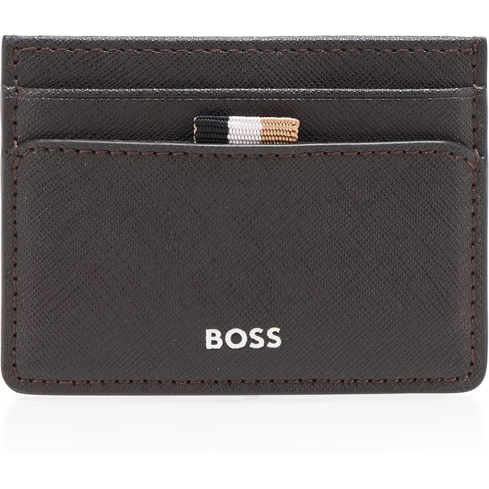 TARJETERO HUGO BOSS ZAIR CAFÉ HOMBRE
