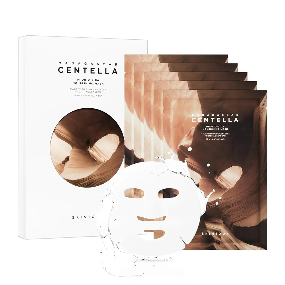 MASCARILLAS FACIALES PROBIO-CICA NUTRITIVAS REPARADORAS SKIN1004 | 5 X 0.84 OZ / 23 ML