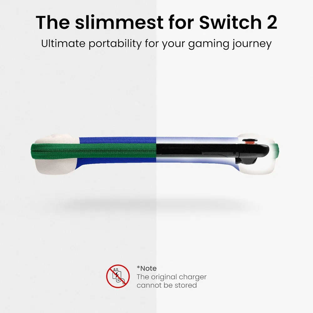 Estuche Slim para Nintendo Switch 2 | Azul y Blanco