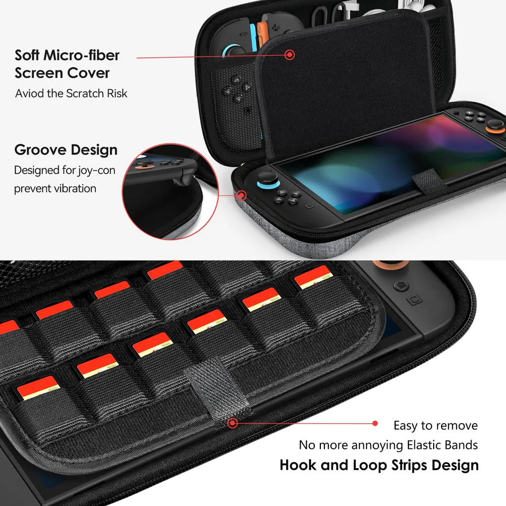 Estuche de Viaje para Nintendo Switch 2 | Gris