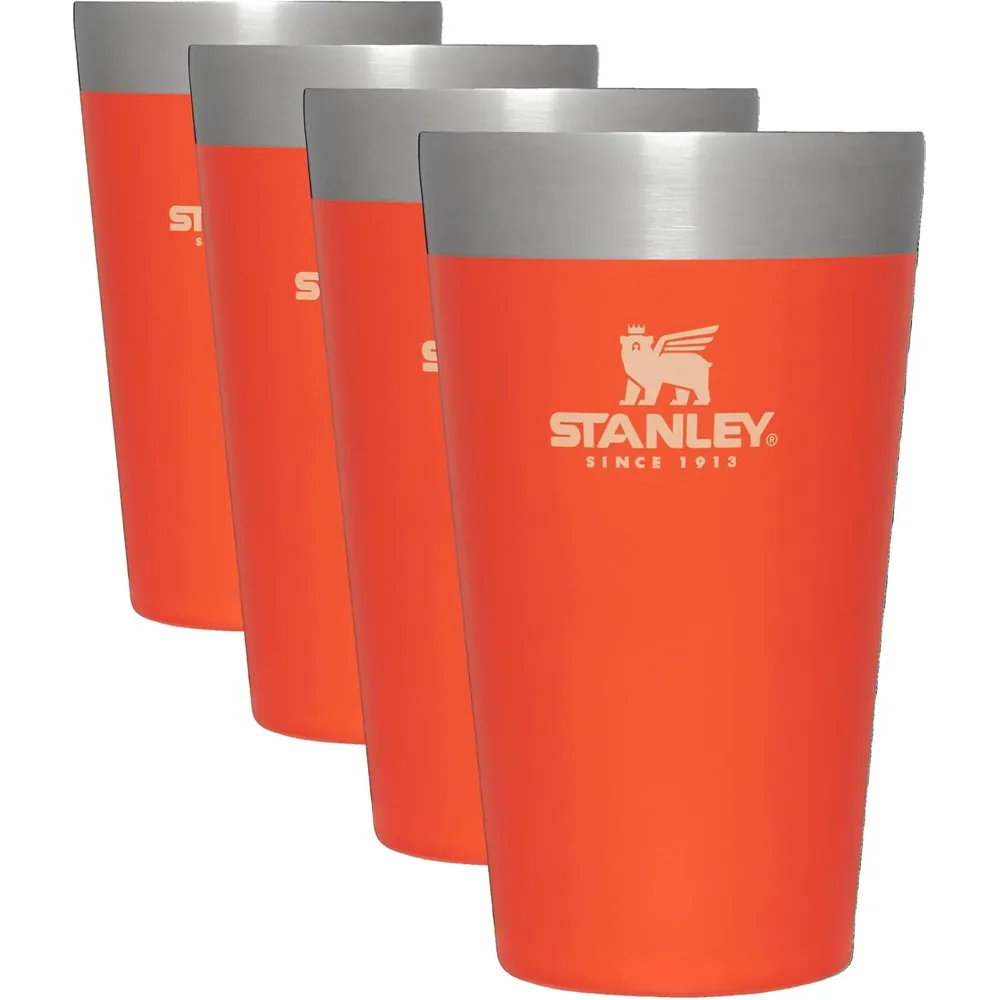 Stanley Adventure – Pack de 4 Vasos de Cerveza Apilables 16 oz | Tigerlily