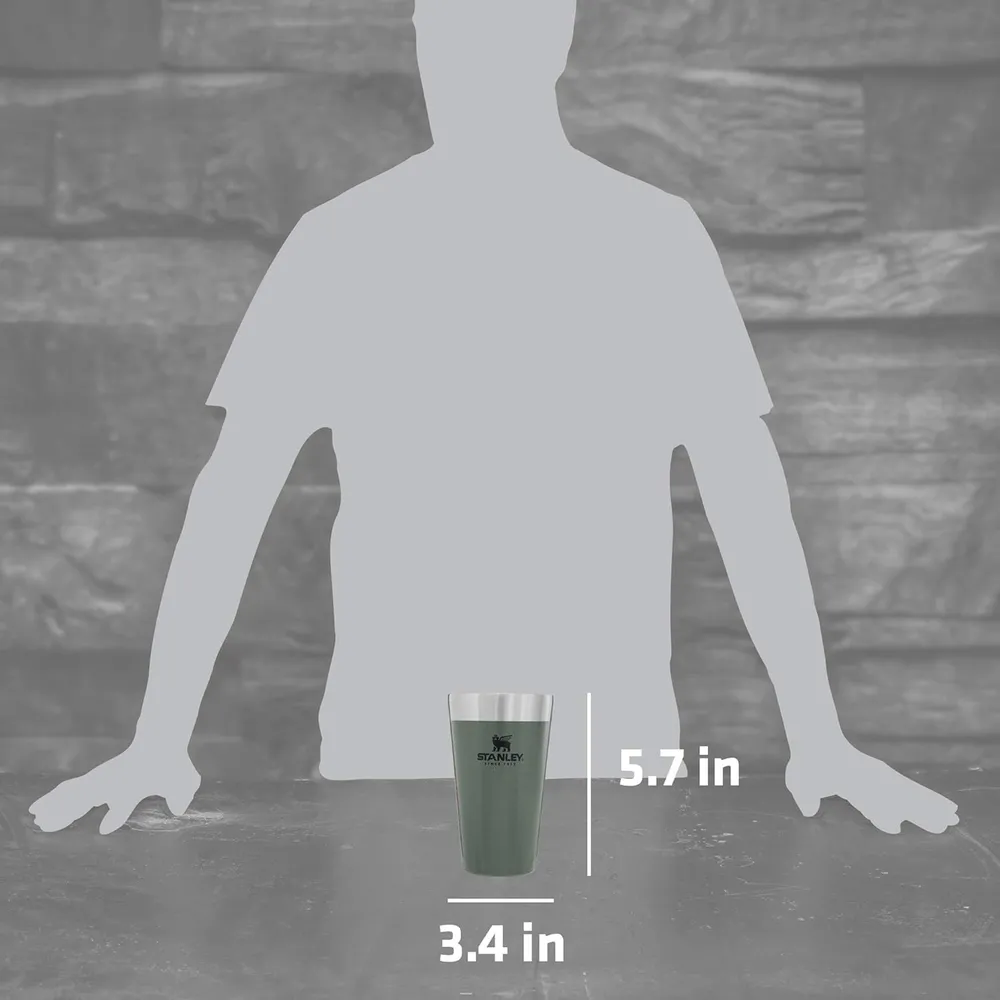 Stanley Adventure – Vaso Apilable 16 oz (Pack de 4)
| Hammertone Green