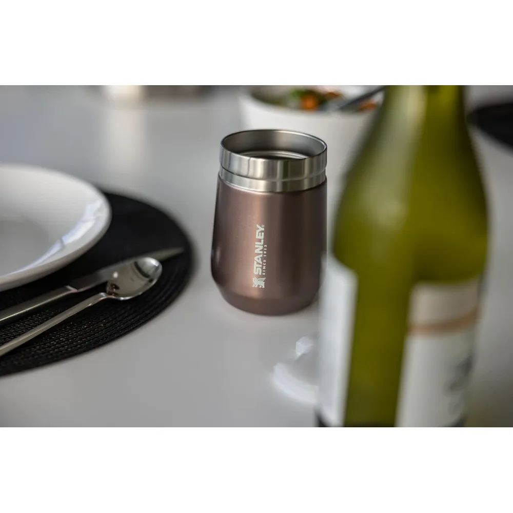 Stanley Wine Tumbler 10 oz (Pack de 4) | Rose Quartz Glow