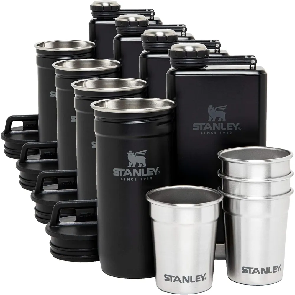 Stanley Adventure – Juego Flask & Shot 8 oz | Black Mate