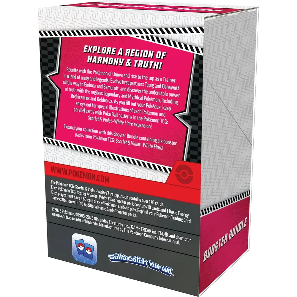 JUEGO DE CARTAS POKÉMON TCG SCARLET & VIOLET WHITE FLARE BOOSTER PACK (INGLÉS)