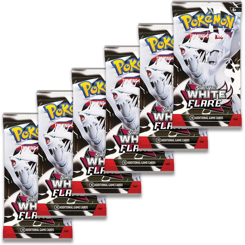 JUEGO DE CARTAS POKÉMON TCG SCARLET & VIOLET WHITE FLARE BOOSTER PACK (INGLÉS)