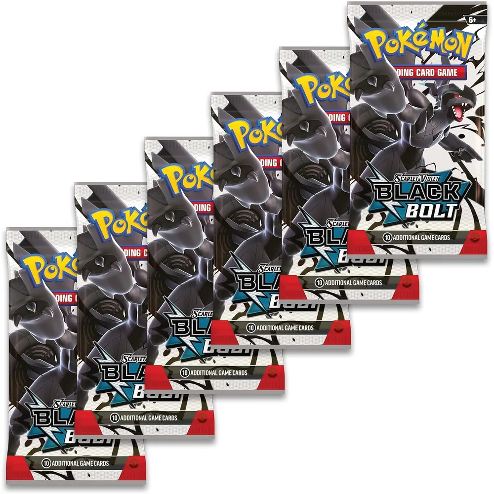 JUEGO DE CARTAS POKÉMON TCG SCARLET & VIOLET BLACK BOLT BOOSTER PACK (INGLÉS)