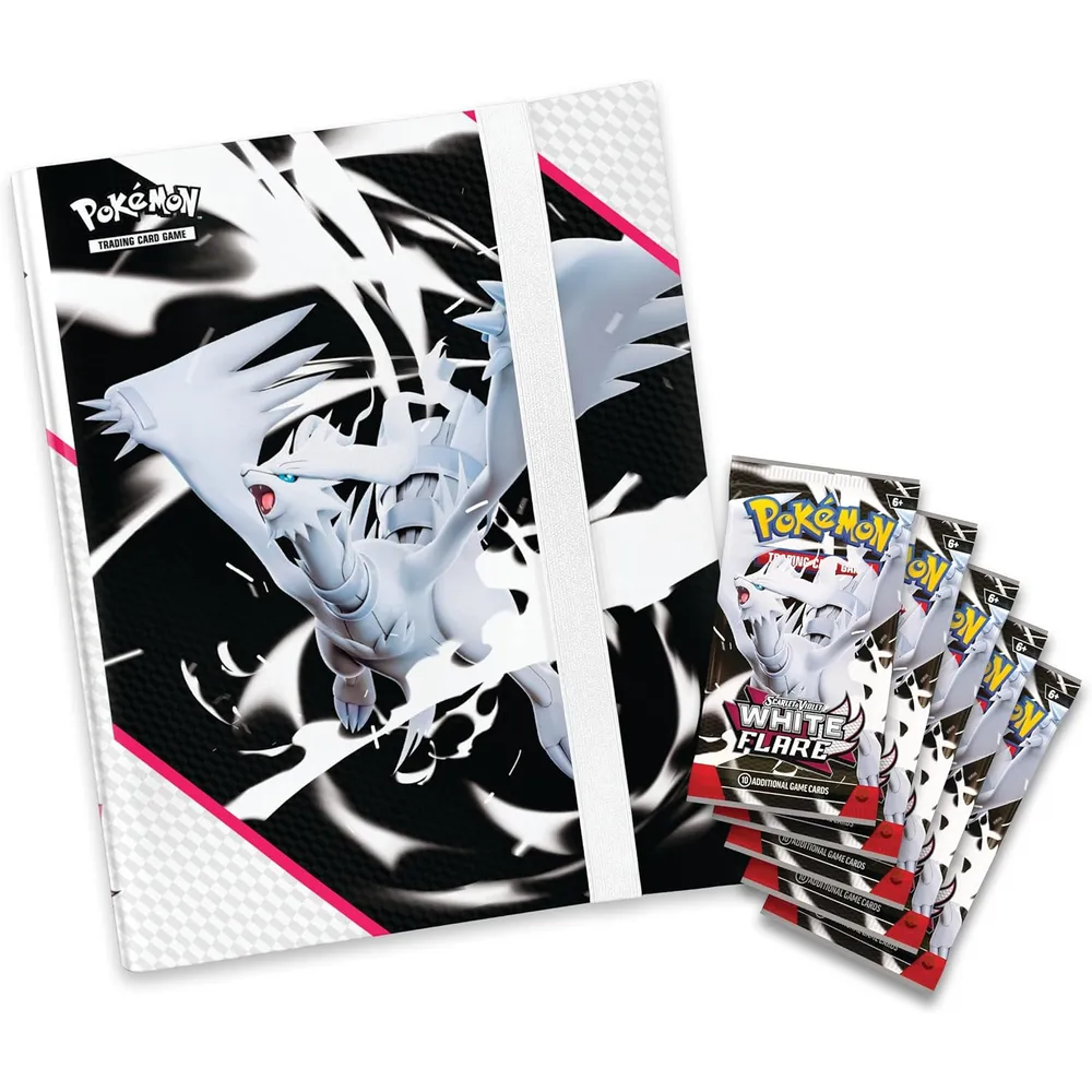 JUEGO DE CARTAS POKÉMON TCG SCARLET & VIOLET WHITE FLARE BINDER COLLECTION (INGLÉS)