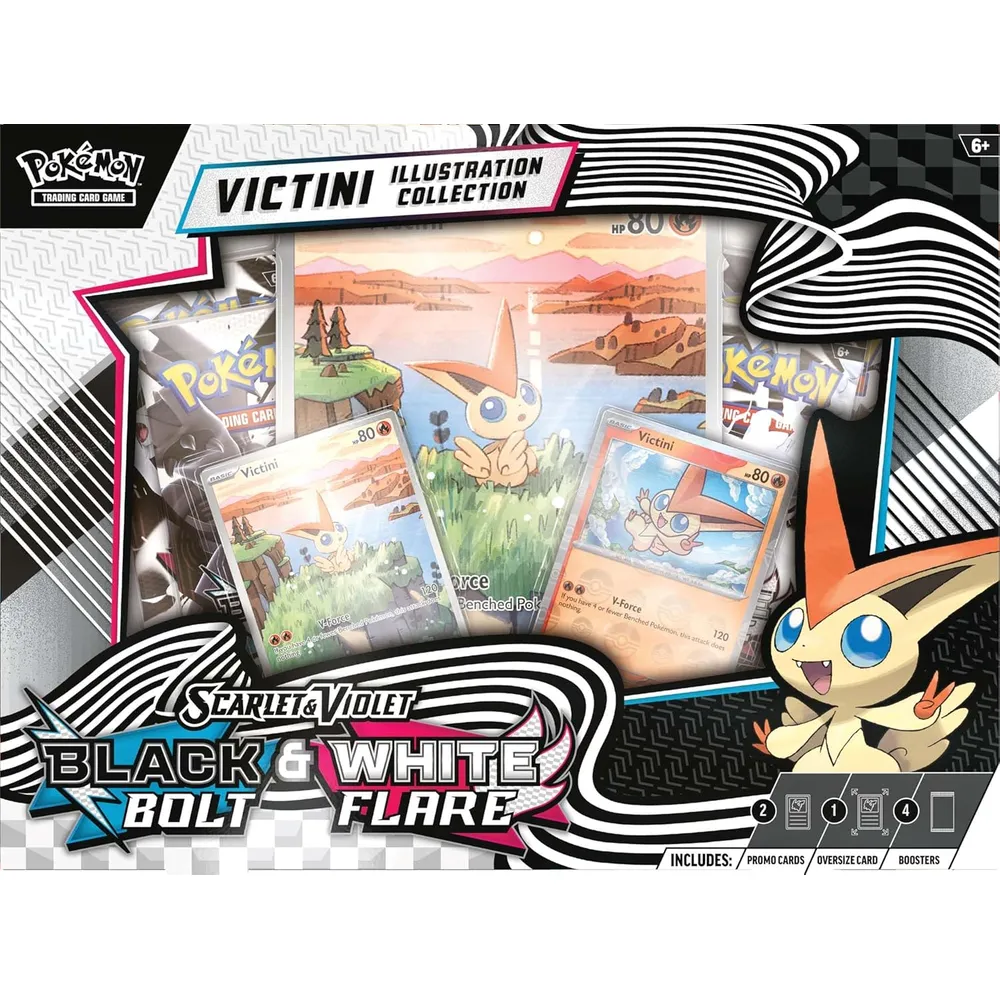JUEGO DE CARTAS POKÉMON TCG SCARLET & VIOLET UNOVA VICTINI ILLUSTRATION COLLECTION (INGLÉS)