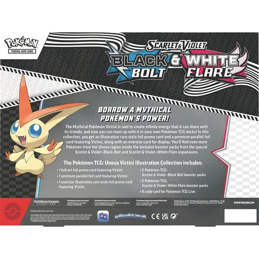 JUEGO DE CARTAS POKÉMON TCG SCARLET & VIOLET UNOVA VICTINI ILLUSTRATION COLLECTION (INGLÉS)